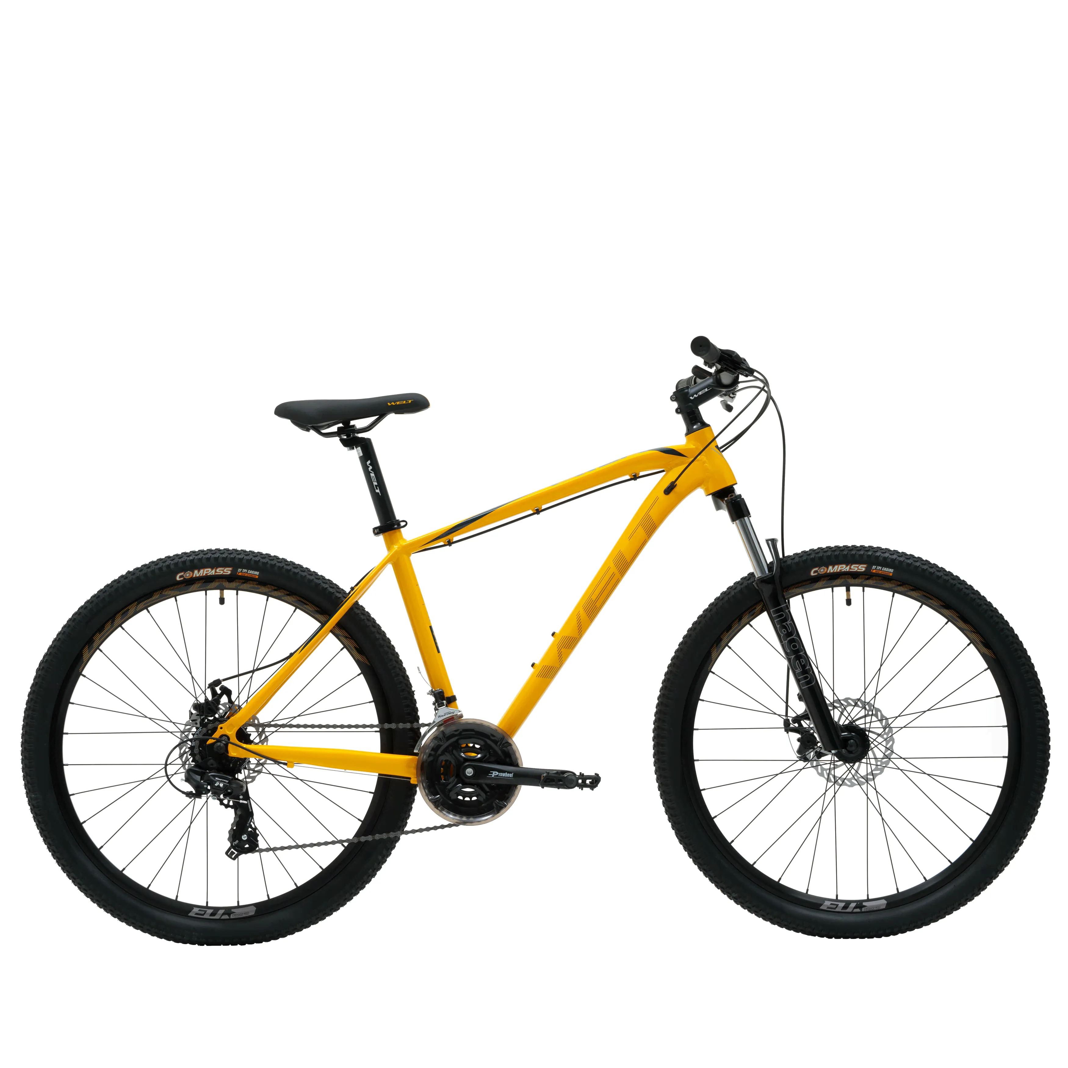 Велосипед Welt Raven 1.0 D 27 2024 Dark Yellow