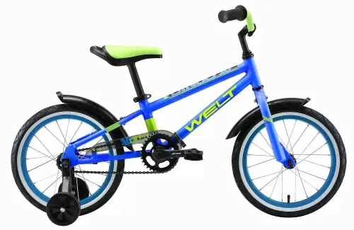 WELT® Велосипед 16" WELT Dingo Blue/Acid Green