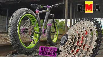 UPGRADE фэтбайка WELT Freedom 2.0 установка и тест кассеты SUNSHINE SZ 11-50T 💪🔨🚵